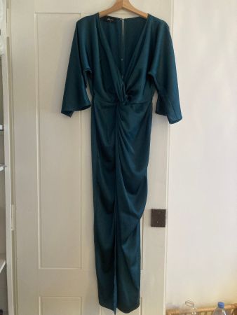 Damen Kleid elegant dunkeltürkis