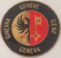 Plakette / Emblem GENÈVE GENF GINEVRA GENEVA