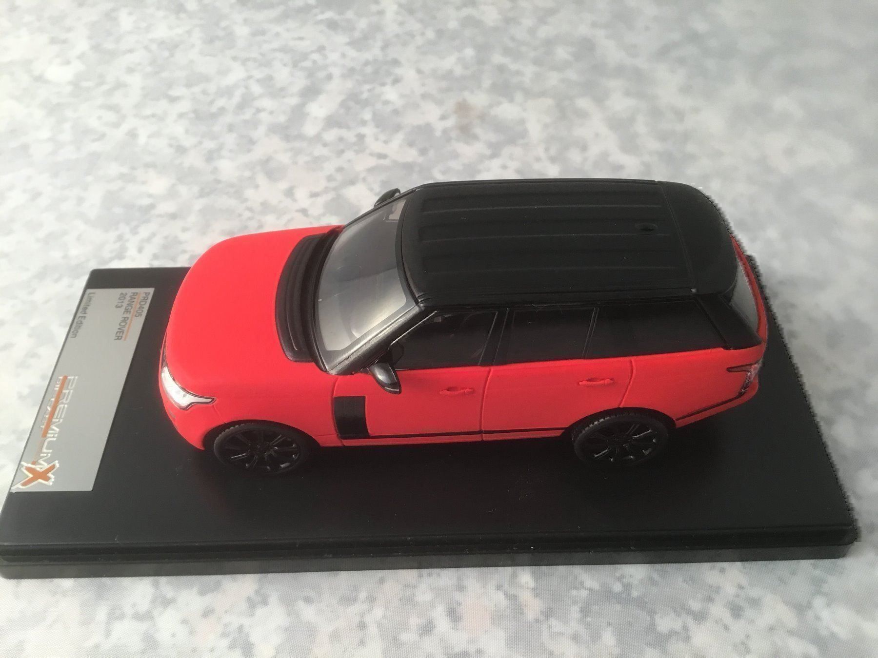 Modellautos: Range Rover, 1:43, rot matt – Neu und originalverpackt aus Erlenbach im Simmental von Model_box 5