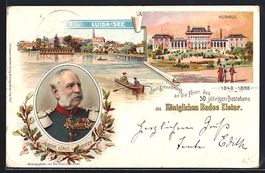 Bad Elster, Festpostkarte zum 50 jährig