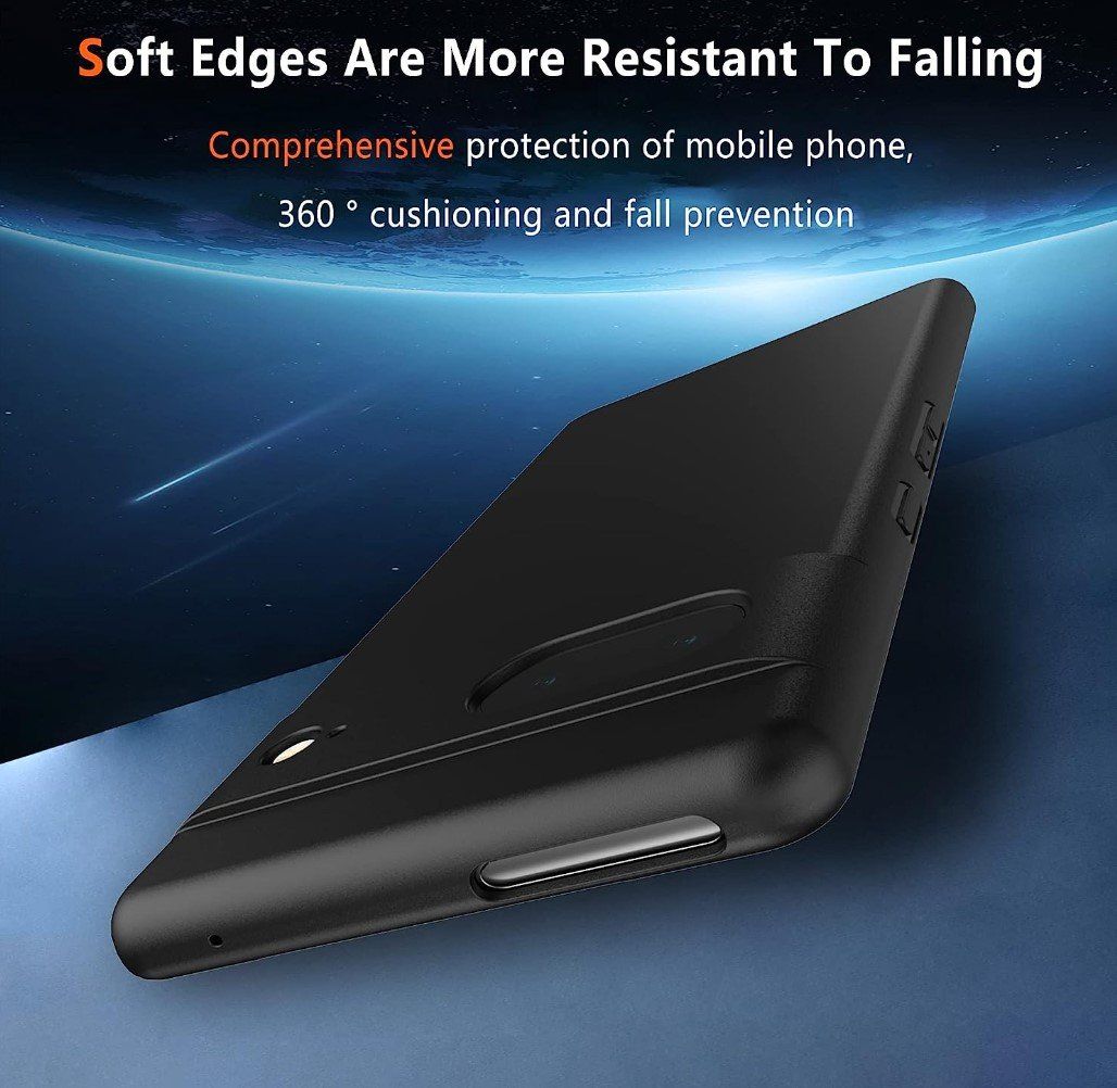 Covers & Schutzfolien: Google Pixel 7a Hülle Case black matt TPU dünn weich – Neu und originalverpackt aus Rorschacherberg von  6