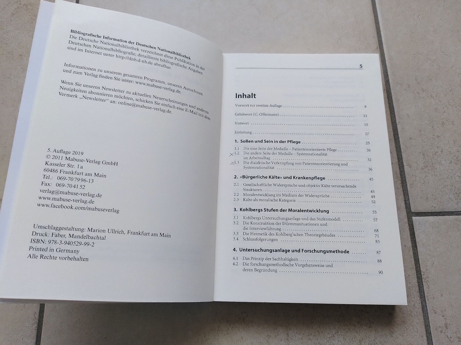 Bücher: "COOLOUT" IN DER PFLEGE/ KARIN KERSTING – Gebraucht aus Brugg AG von olamim 2