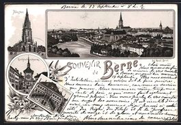 Vorläufer-Lithographie Berne, 1893, M