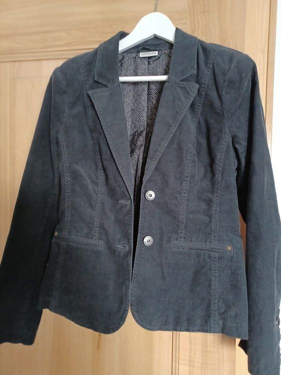 Jacken: Cordblazer Anthrazit von StreetOne, Gr. 36 – Gebraucht aus Bassersdorf von golden_sun