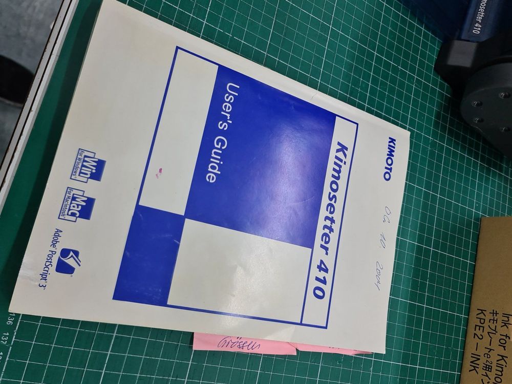 キモセッター　KIMOTO デジグラフトTH インクカセット7個と用紙セット KIMOTO Ink for Kimolec