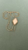 Elegante Vintage Damenuhr mit Kette gold