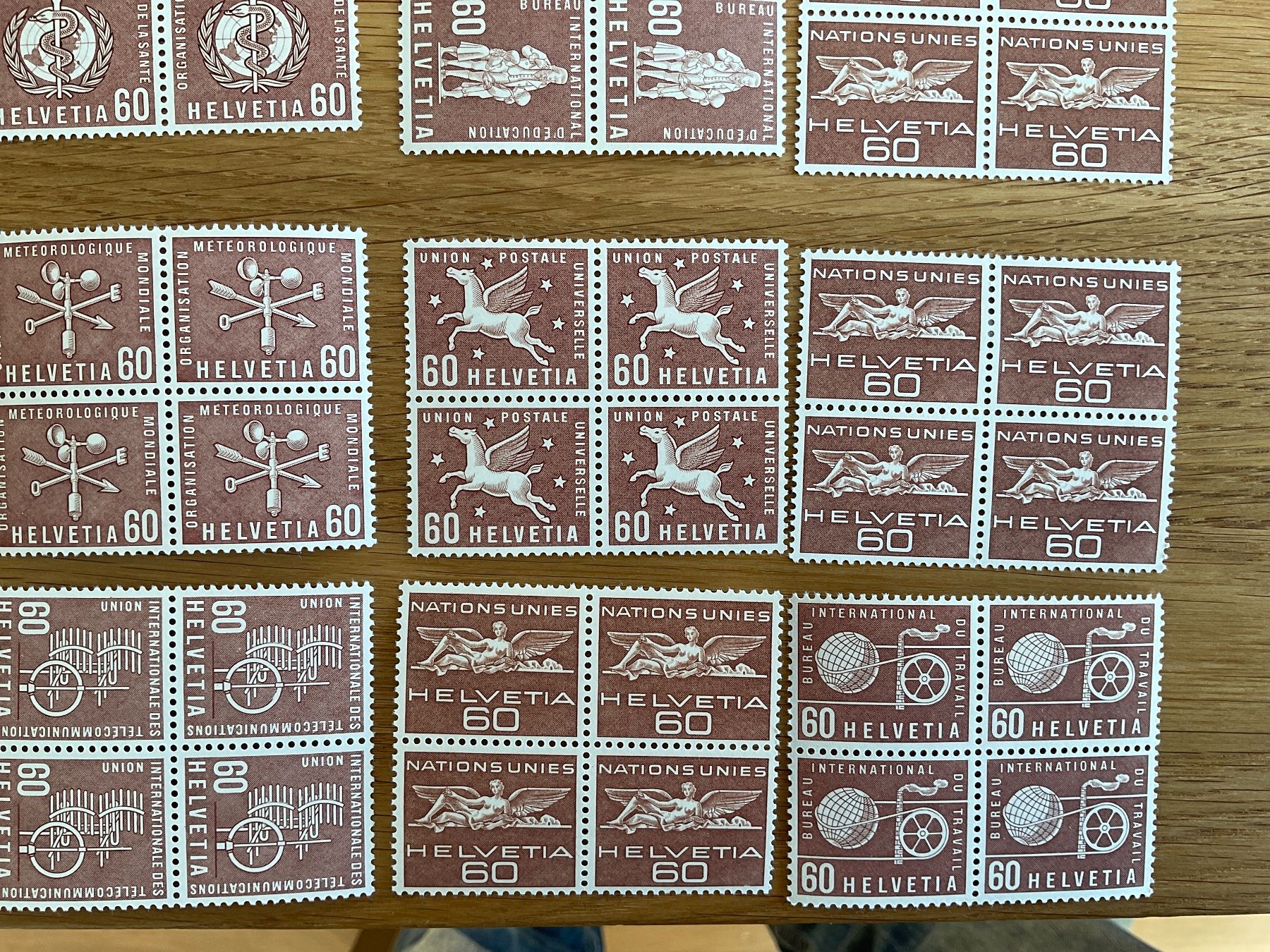 Alle Briefmarken: 60Fr Ämter Frankaturware ungestempelt postfrisch Sammlung – Neu (gemäss Beschreibung) aus Wil SG von Chefsugus 4