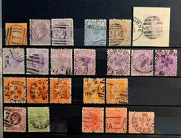 Australien Staaten Victoria 1880-1900 Queen Victoria gestemp