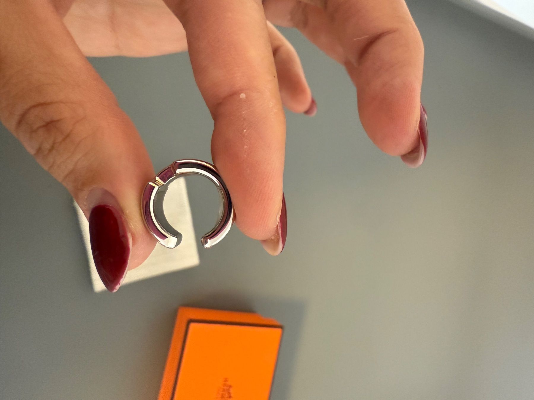 Hermès Orecchini pendenti & Orecchini a lobo: Olympe ear cuff, small model 350 CHF - Still New (Silver) – Usato da Zürich venduto da cyokopie915 4