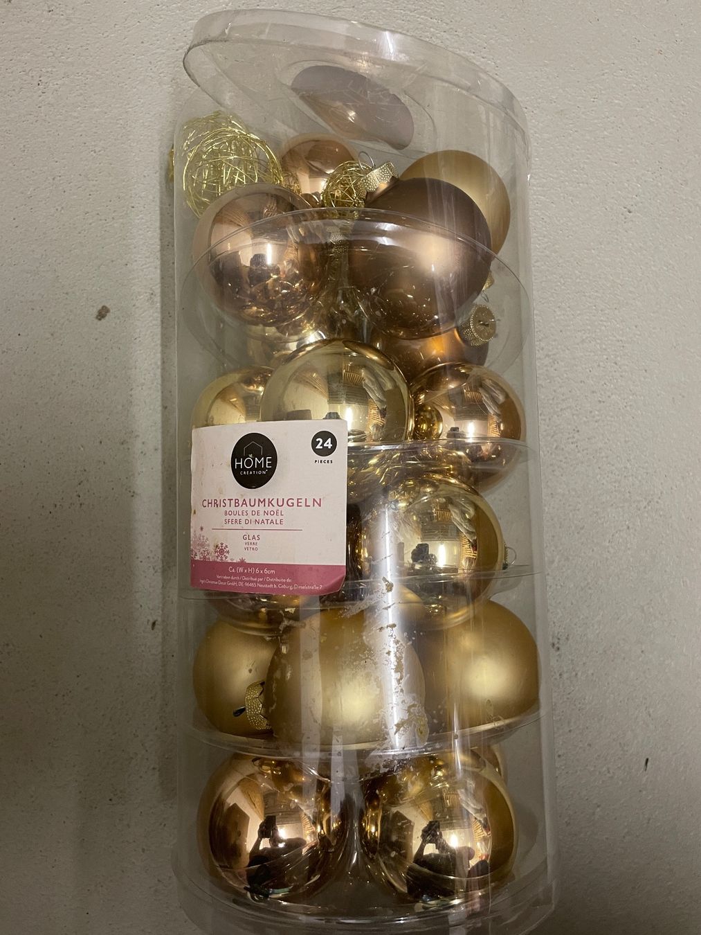 Tutte le decorazioni: Weihnachtskugeln goldig – Usato da Neftenbach venduto da Justine76