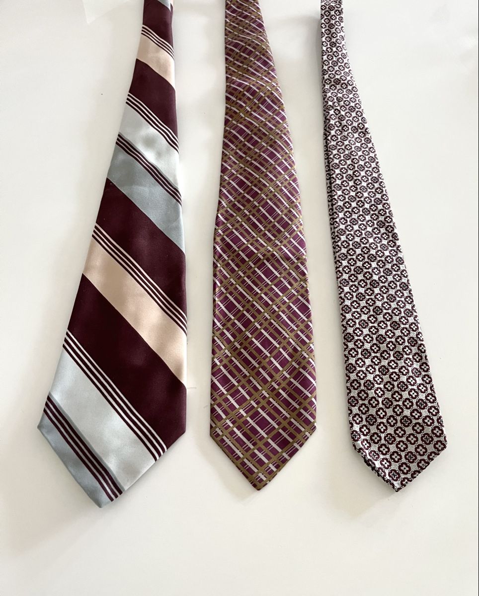 Krawatten: 3 VINTAGE HERREN KRAWATTEN, SEIDE – Neu (gemäss Beschreibung) aus Basel von JJ.Elena