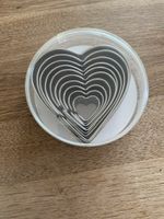Herzausstecher Set, 10-teilig, neu