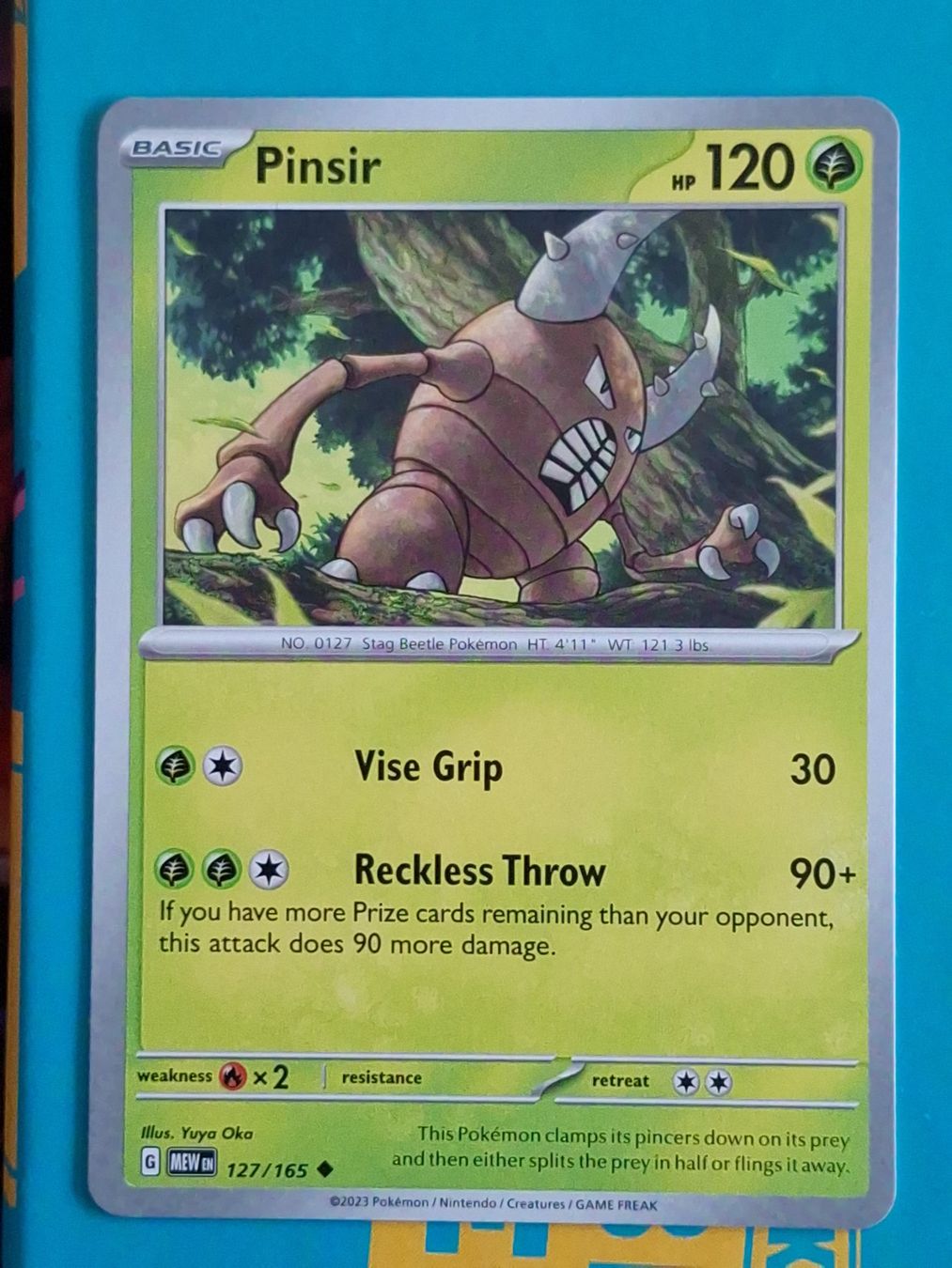 Pokémon Carte collezionabili: Pinsir - Pokemon Mew 151 – Usato da Altstätten SG venduto da GGsGameshop