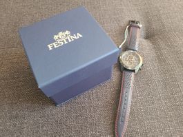 Festina Chronograph SPORT mit Datum F20519-3- BLAU- NEU!