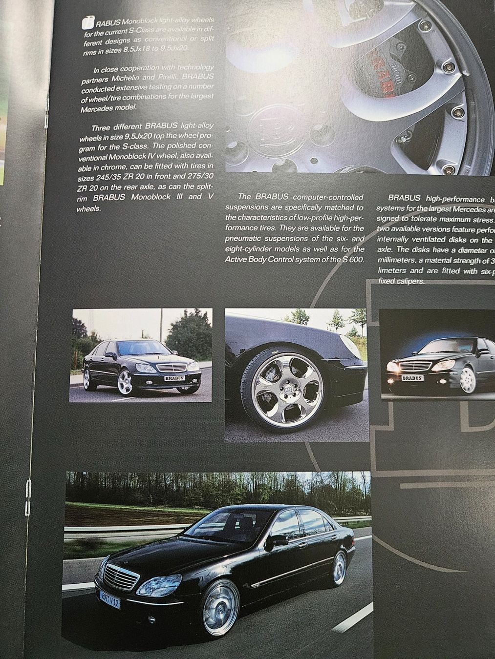 Mercedes-Benz Documenti: Brabus W 220 Programm Brabus 3.8 Brabus 5.8 Brabus V12 S xa – Usato da Flawil venduto da sr1_f6st 2