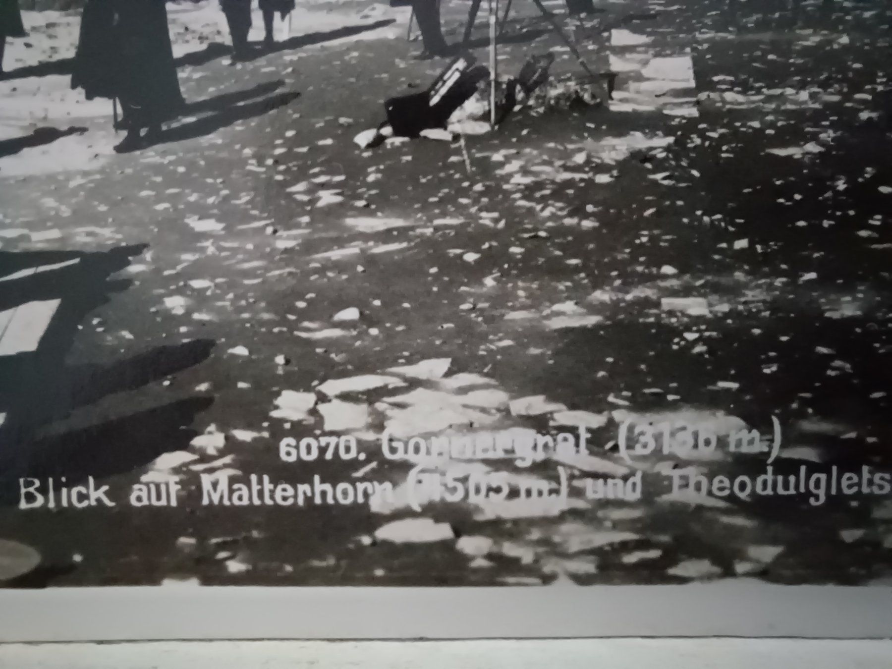 Cartoline postali: No. 6070, Gornergrat belebt (3130 m) – Usato da Aarau Rohr venduto da mgvw 2