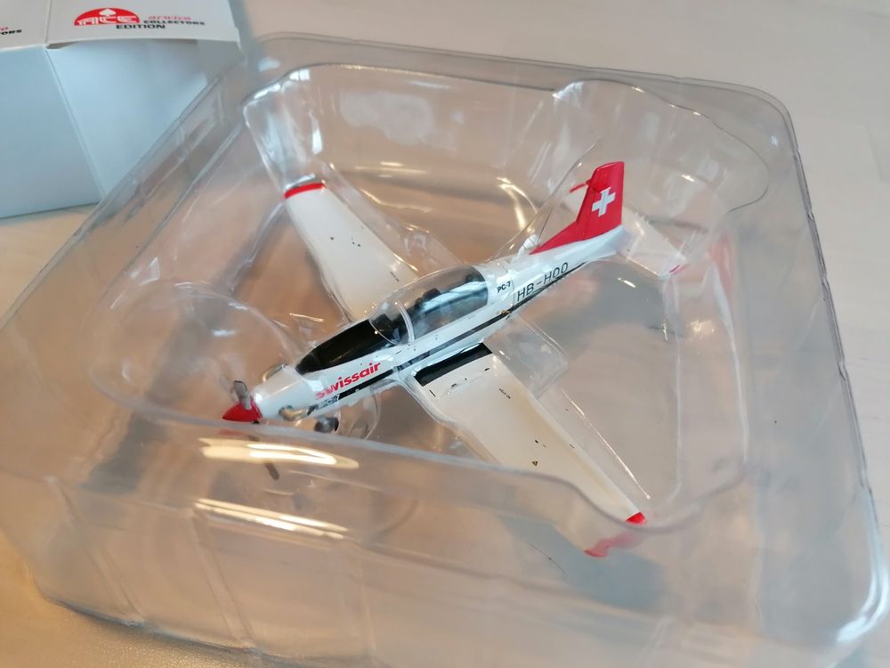 ACE Arwico 1/72 Pilatus PC-7 Swissair Hb-Hoo – Maquette Avion Neuf Sous Blister