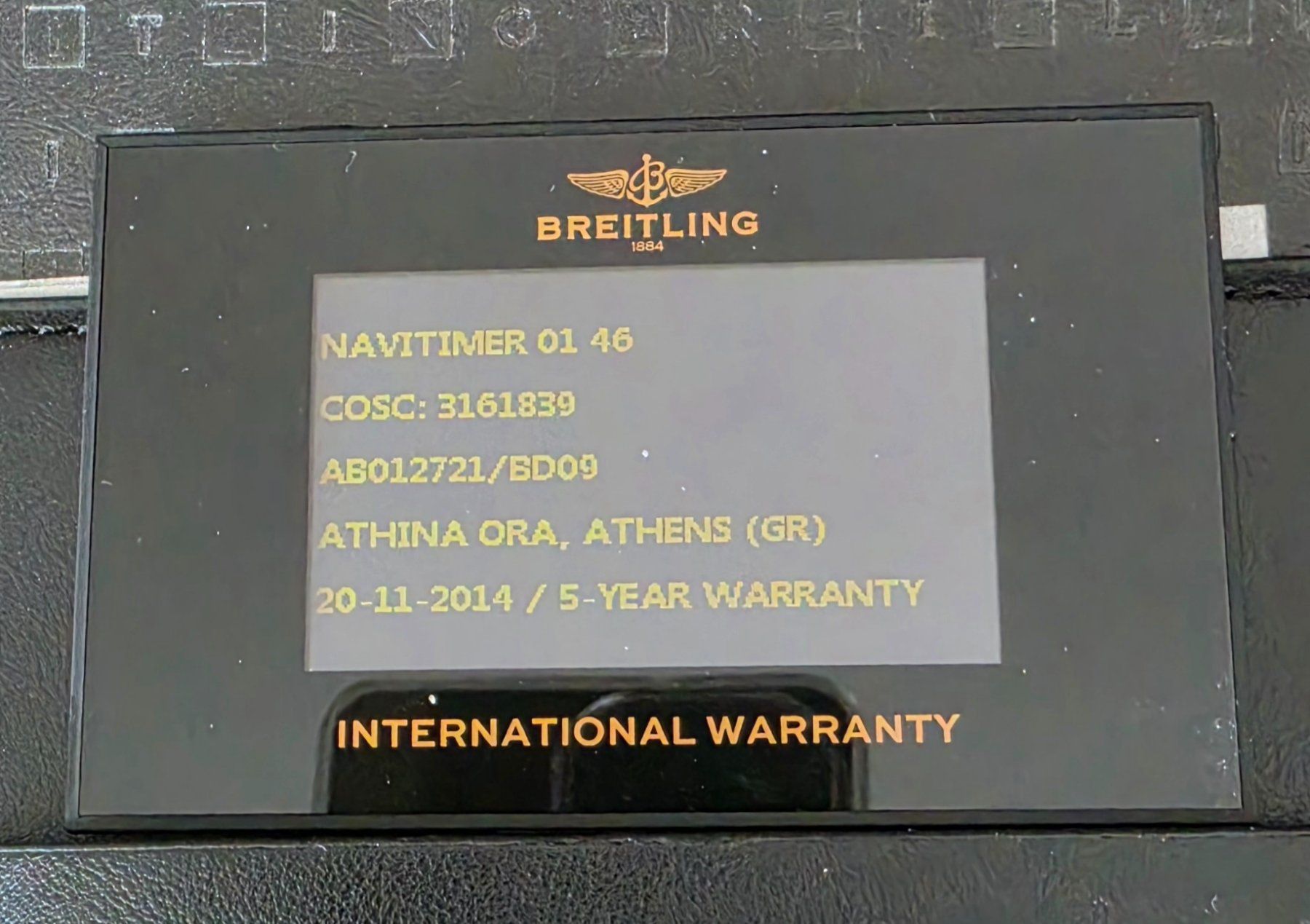 Breitling Orologi: Breitling Navitimer Chronograph B01 46mm Neuzustand! – Nuovo (secondo la descrizione) da Greppen venduto da piniccio 5