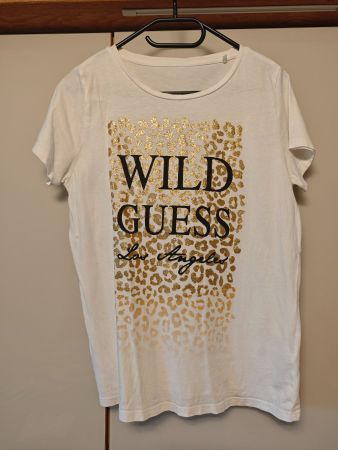 Damen T-Shirt Guess weiss Grösse M / 38 guter Zustand