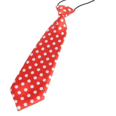NEUE Kinderkrawatte rot-weiss Polka dot - 80313