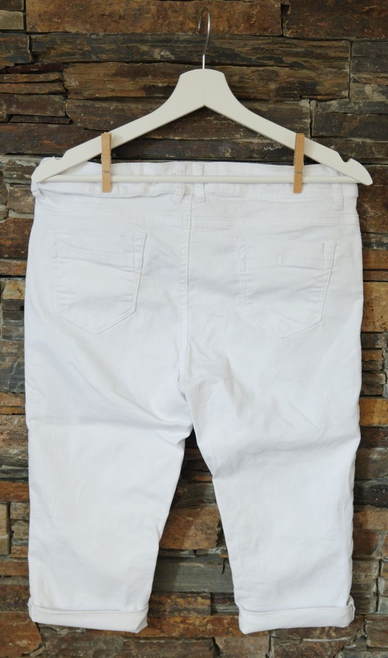 Pantaloni: 2x kurze Hose Gr. L Chicorée weiss & beige – Usato da Wohlen AG venduto da Exitburn 3