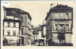 Moudon - Pont St. Eloi - Hotel de la Poste - animee