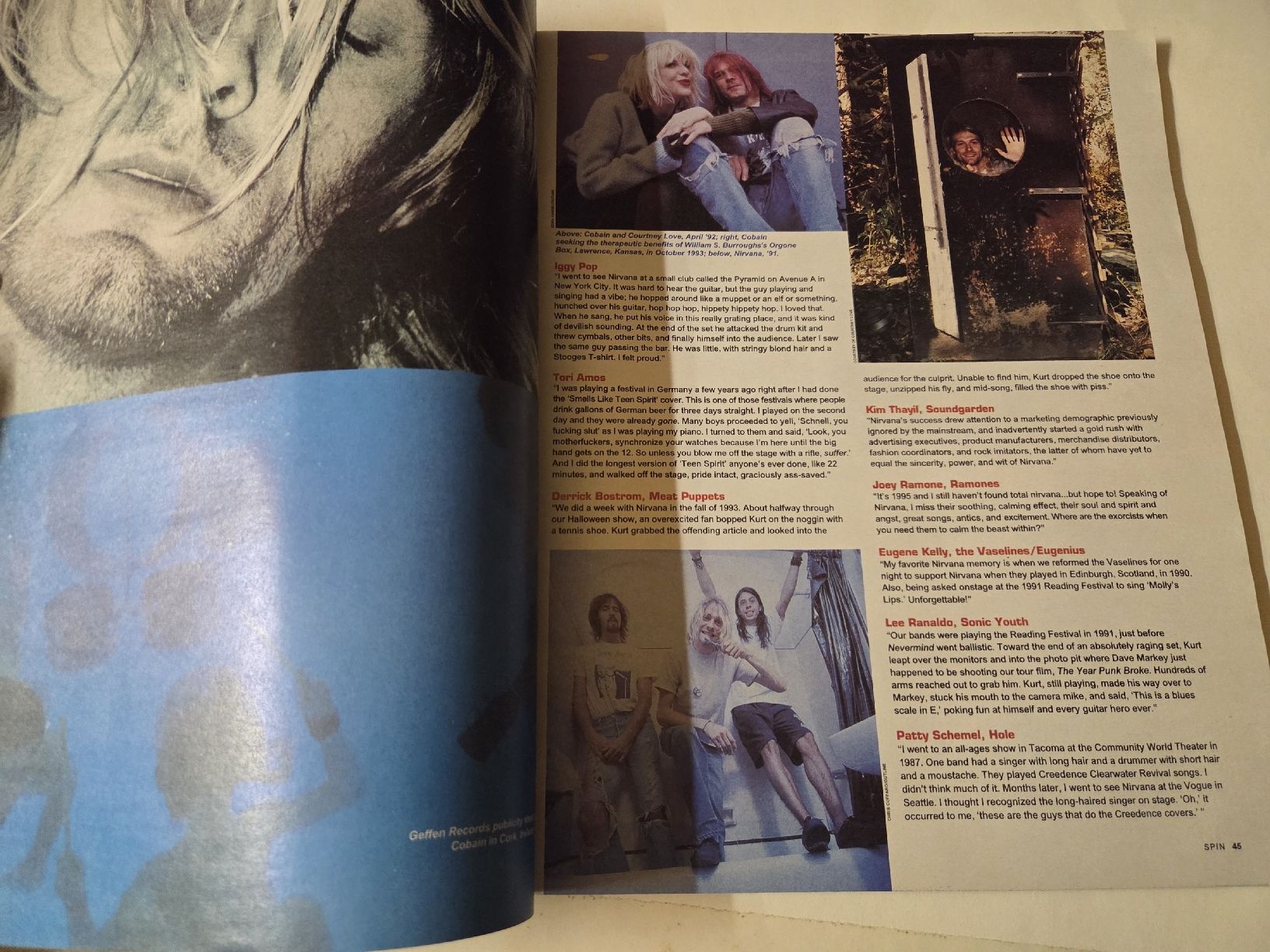 Riviste & Magazine: SPIN magazine 1995 KURT COBAIN Cover Nirvana – Usato da Zürich venduto da Comixbazaar 4