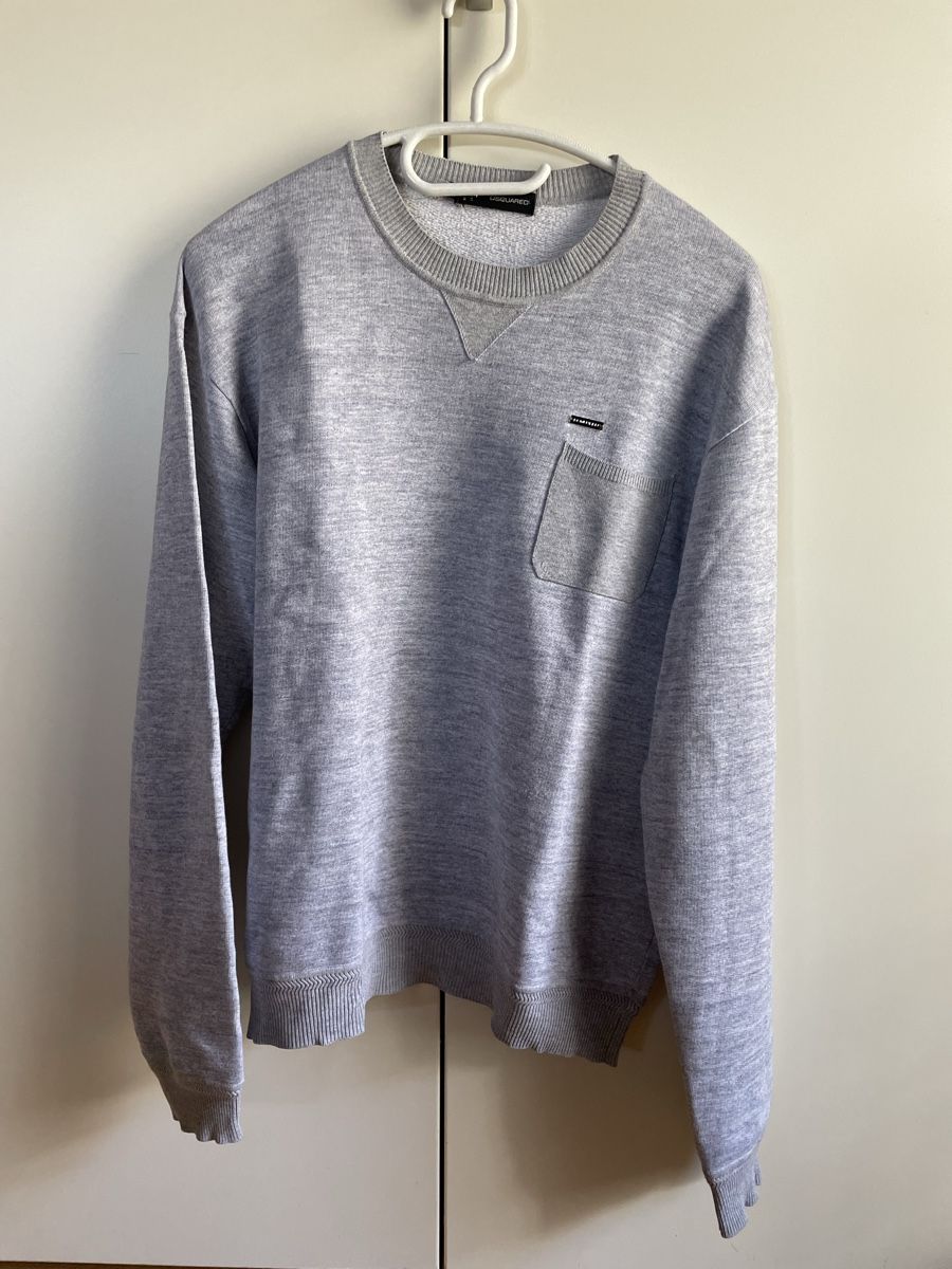 Dsquared2 Maglioni & Felpe: Sweat-shirt Dsquared2 gris chiné, taille M – Usato da Fully venduto da Lancelot777