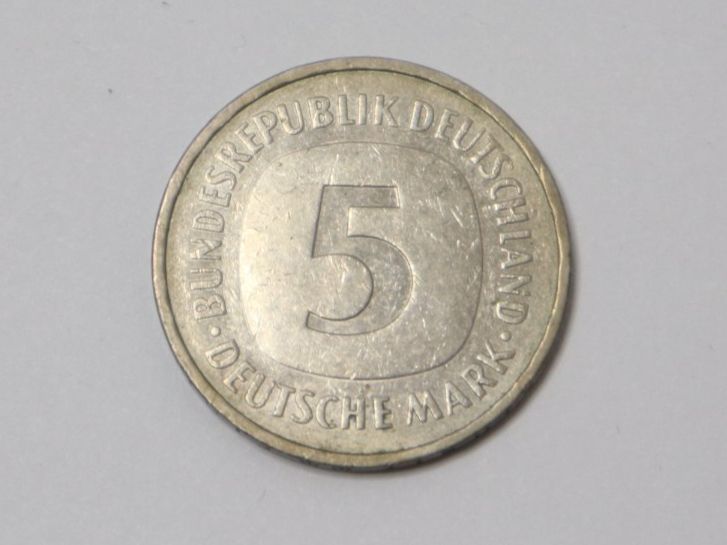 Alle Münzen: 5 Deutsche Mark Münze 1985 J – Gebraucht aus Eschenbach SG von Astalavista