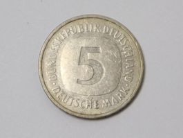 5 Deutsche Mark Münze 1985 J
