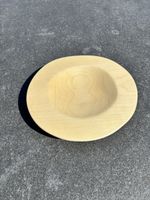 handgefertigte (Früchte-) Ahornholzschale, rund