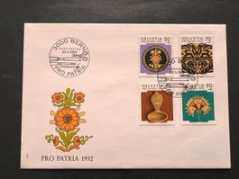 Sonderbrief  1992  Pro Patria FDC (R464)