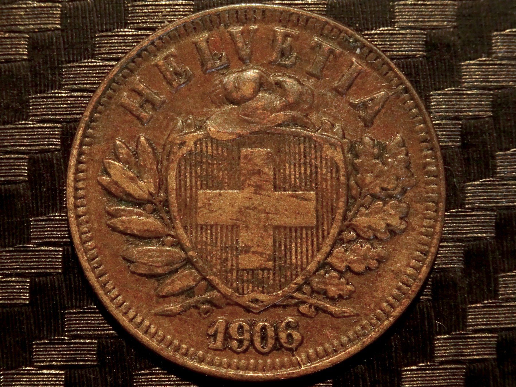 Tutti le monete: 1906 - 2 cts. 0.50 Mio.!!! 2.45gr!! – Usato da Courgenay venduto da ZubR237