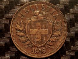 1906 - 2 cts. 0.50 Mio.!!! 2.45gr!!