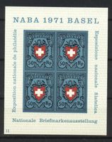 1971, Nationale Briefmarkenausstellung Basel (NABA) Nr.11 **