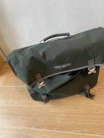 Sacoche de vélo Ortlieb imperméable, vert, état neuf