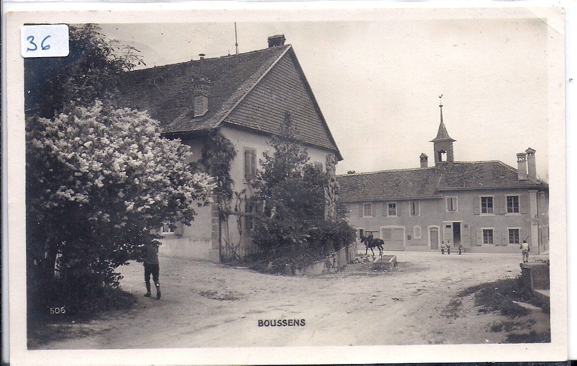 Cartoline postali: BOUSSENS, le collège – Usato da Les Verrières venduto da Scampi0