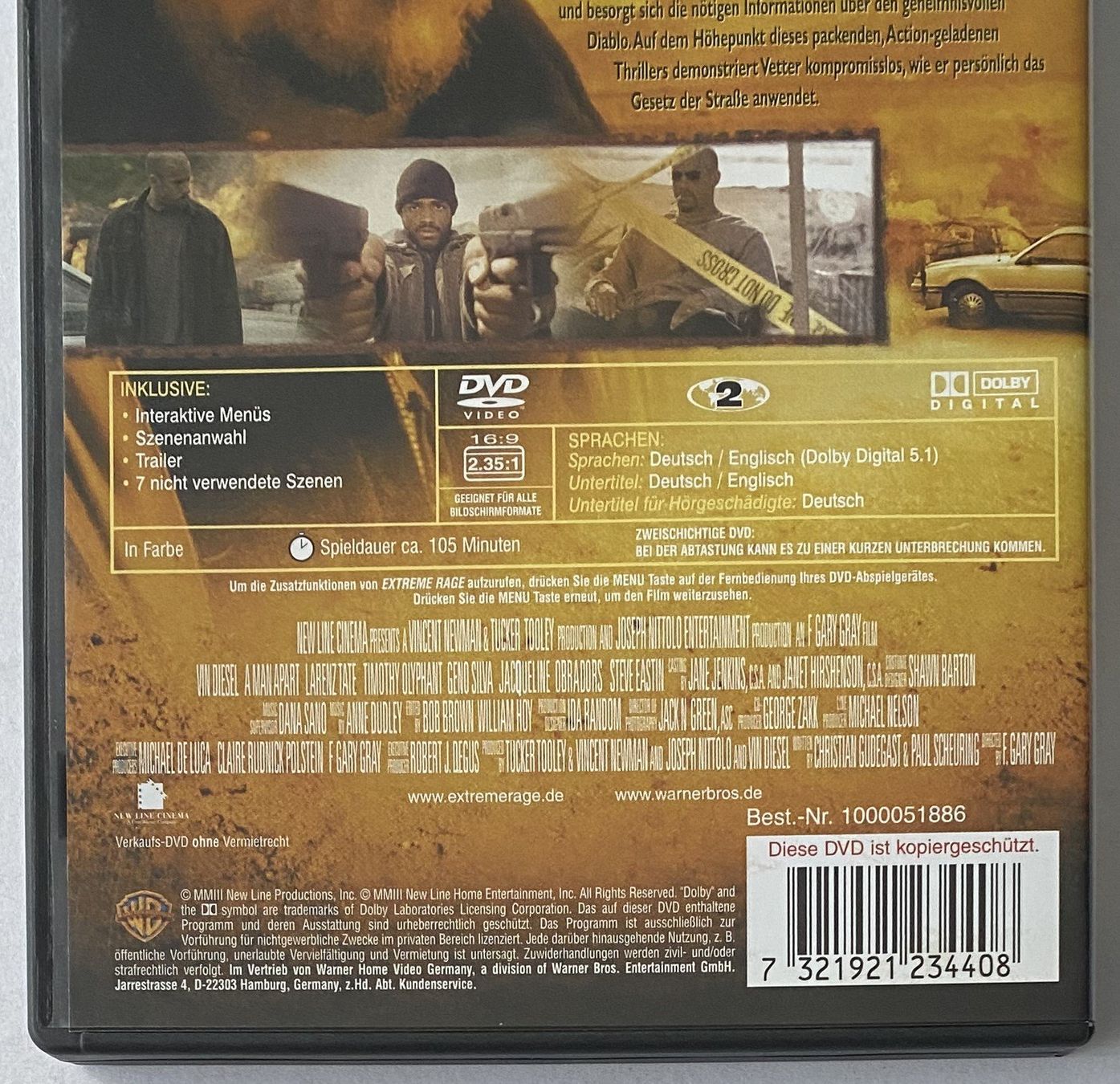 Tutti i DVDs: Extreme Rage – Usato da Flums venduto da Asquillo 2