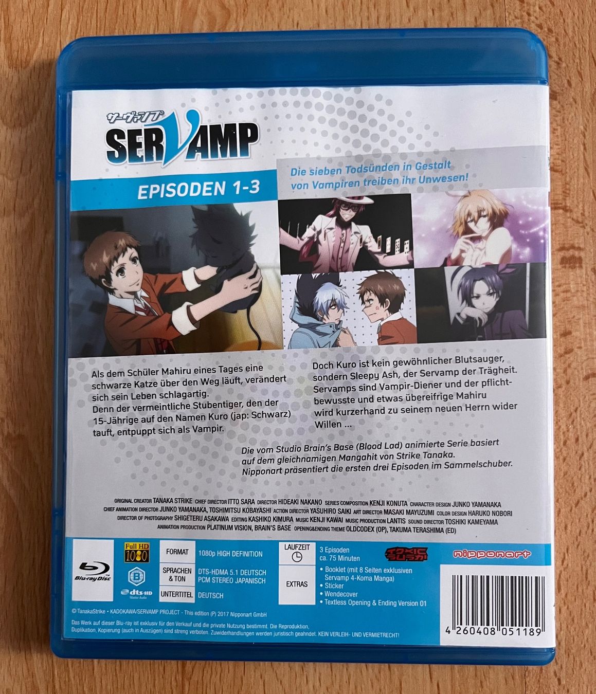 Tutti i DVDs: Servamp Vol. 1 - Limited Edition (inkl. Schuber) Blu-Ray – Nuovo (secondo la descrizione) da Höchstetten venduto da Syaoran-kun- 5