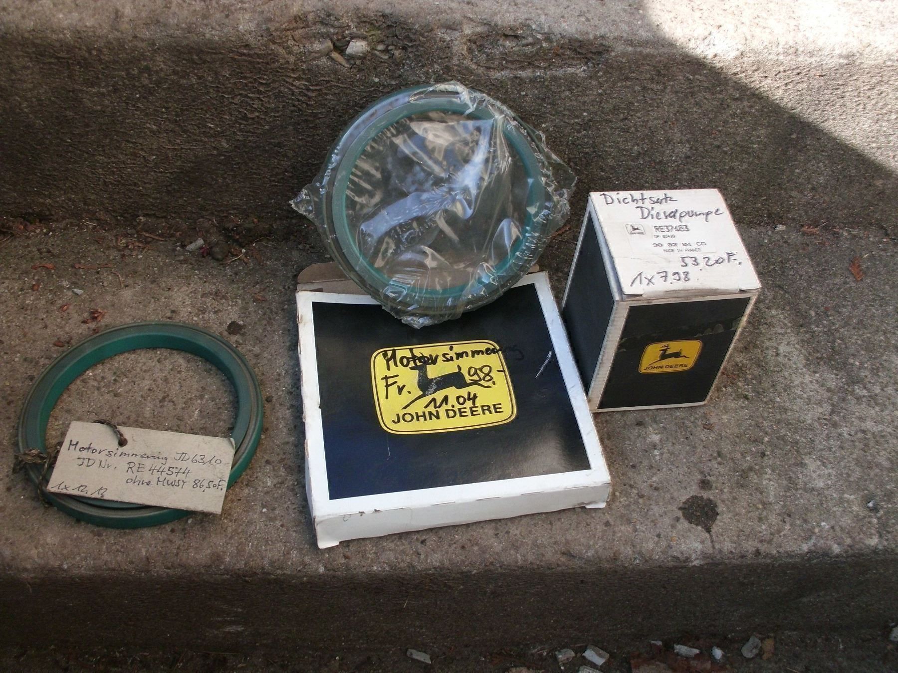 John Deere Placchette & Badge: Motor simmering Dichtsatz John Deere – Nuovo (secondo la descrizione) da Oberburg venduto da balthassar 2