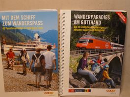 Wanderfuehrer Set 5 Buecher Coop Zeitung neuwertig