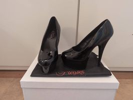 Neuwertige Pleaser Delight-685 (Gr. 38) High Heels Schwarz