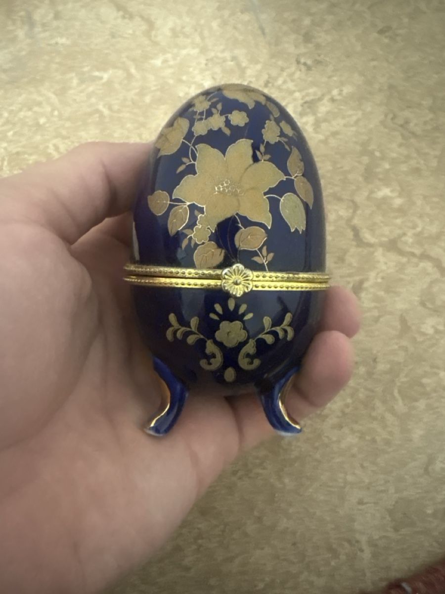 Statuette: Altes Faberge Ei – Usato da Erlinsbach venduto da chc_ppz5