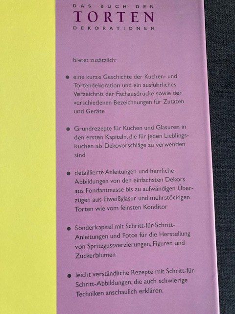 Libri: 1 Das Buch der Torten Dekorationen – Usato da Richterswil venduto da Hausi12 1