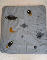 Liewood play mat space theme grey like new