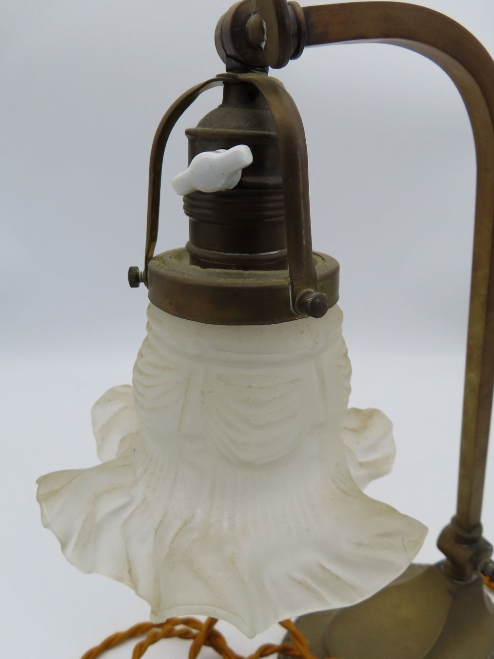 Lampen: Antike Jugendstil-Tischlampe – Gebraucht aus Reinach BL von WBZ-Flohmarkt 1