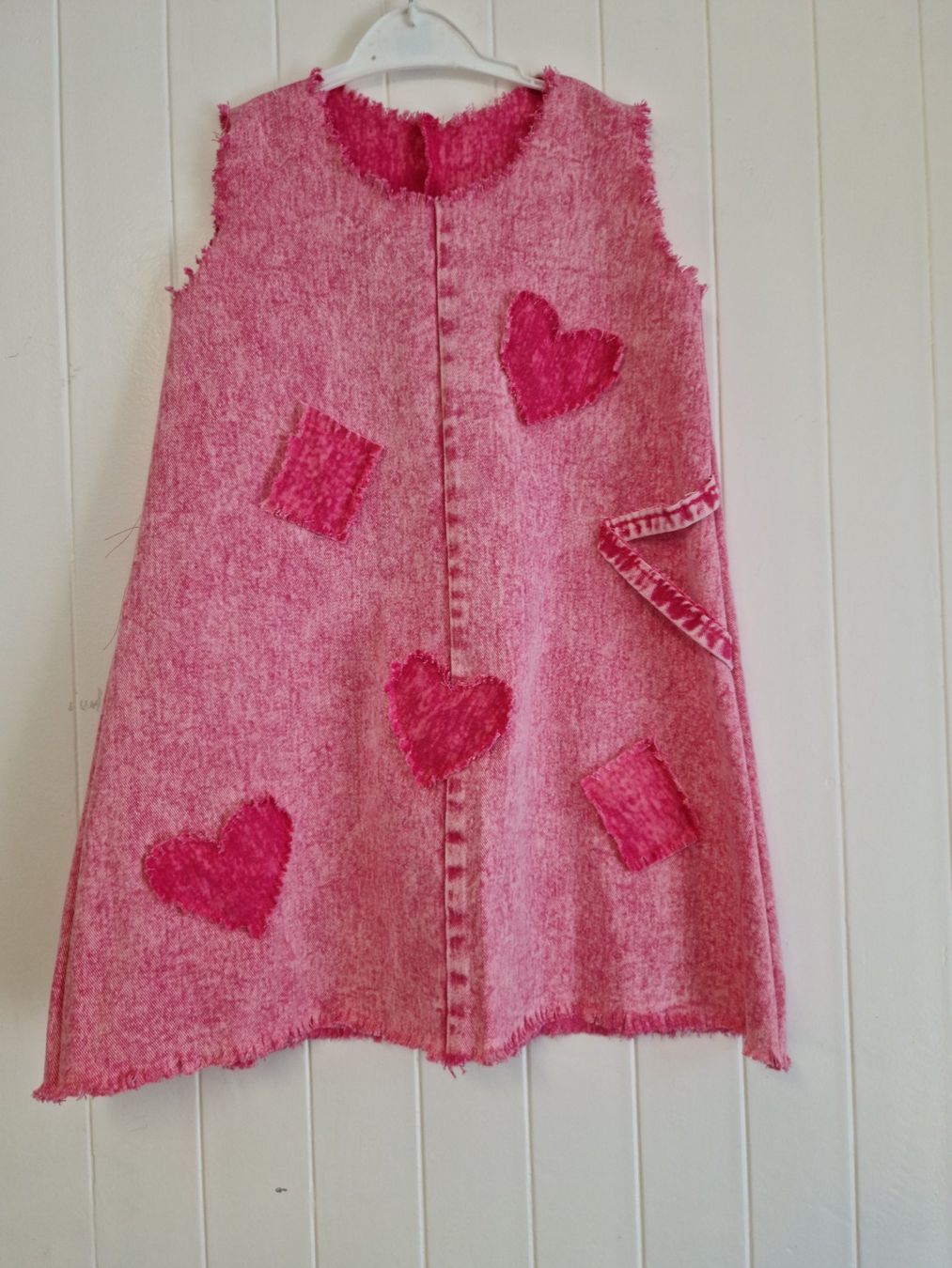 Vestiti & Gonne: Robe jeans rose pièce unique 128 / 8A – Nuovo e nell'imballaggio originale da St-Imier venduto da goodber 2