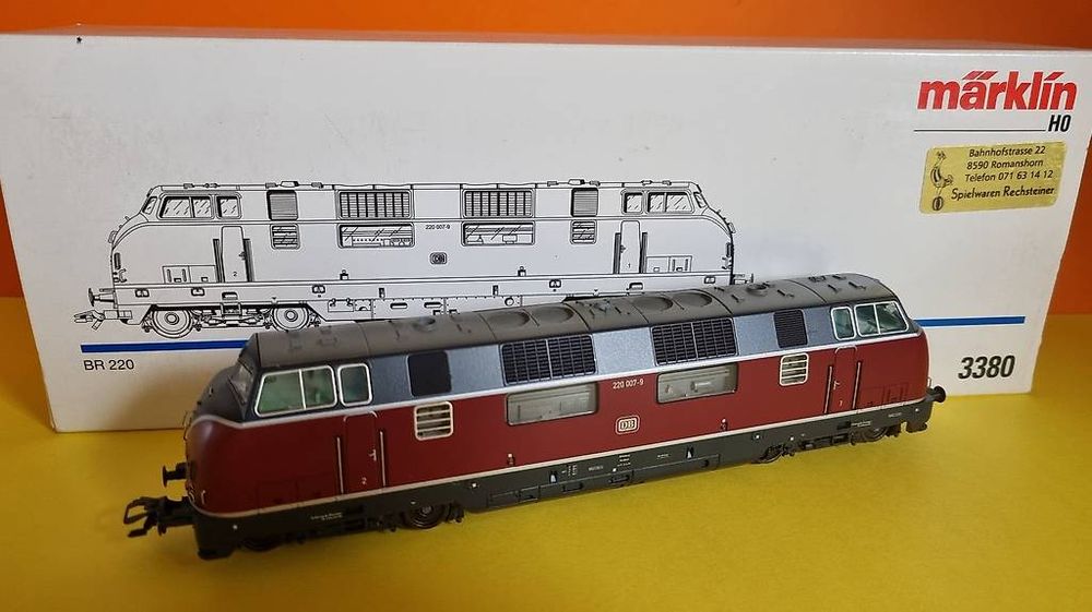 Märklin BR 220 H0 Nr. 3380 (Gebraucht) in Muolen für CHF 73 – mit ...