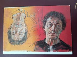 Hans Erni - signierte Kunstkarte