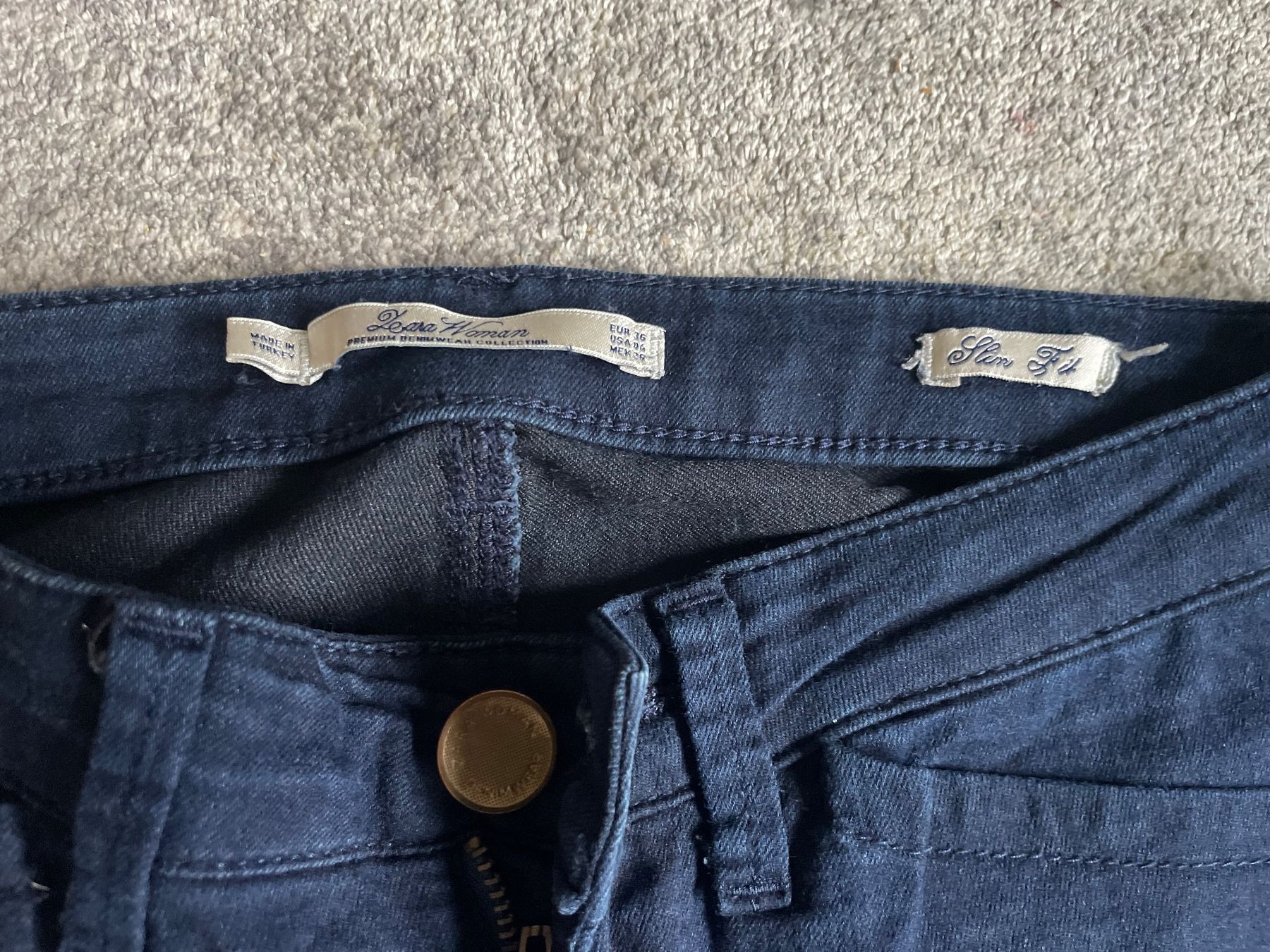 Zara Jeans: Dunkelblaue Hose, Grösse 36, Slim Fit – Usato da Zuchwil venduto da mrjingles80 2